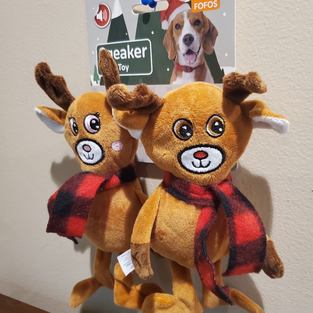 Fofos Squeaker dog toy.